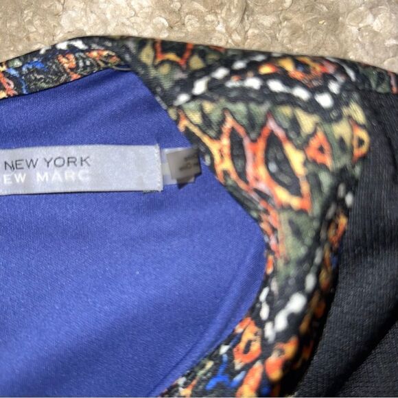 Marc New York Elegant Black and Gold Patterned Dress - Picture 4 of 8